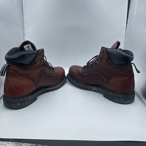 Red Wing Shoes 2226 DynaForce Steel Toe Work Boots Size 13 E Brown USA Safety main image 8